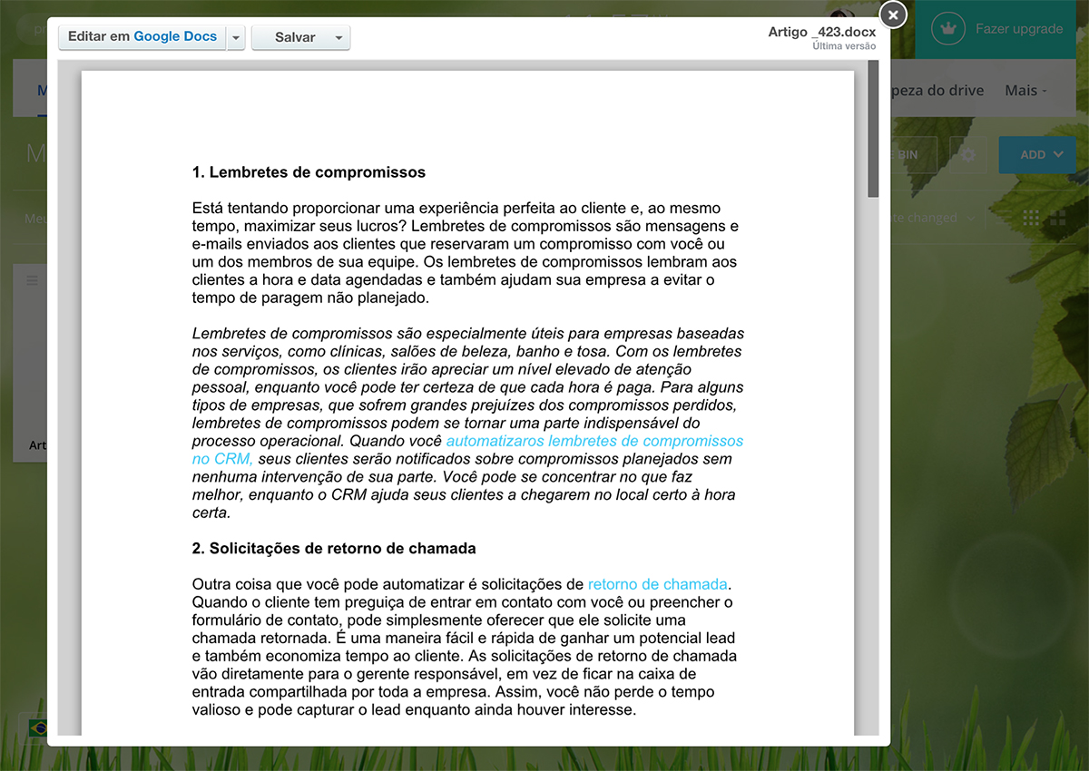 Portal da intranet social