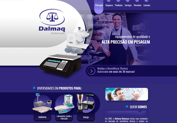 Website Dalmaq Balanças